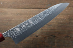 Yu Kurosaki Shizuku R2/SG Hammered Gyuto Knife 210mm & Santoku Knife 165mm Set - japanny-FR