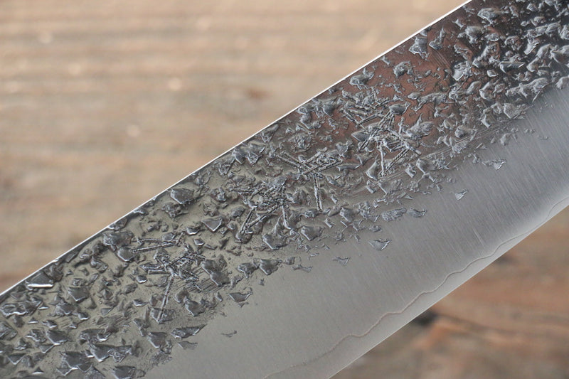 Yu Kurosaki Shizuku R2/SG Hammered Gyuto Knife 210mm & Santoku Knife 165mm Set - japanny-FR
