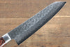 Jikko VG10 17-Couches Kirituke Gyuto 170mm Manipuler Acajou - japanny-FR