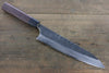 Seisuke Acier Bleu No.2 Martelé Kurouchi Gyuto  210mm Shitan Manipuler - japanny-FR