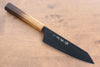 Sakai Takayuki Kurokage VG10 Martelé Revêtement en téflon Kiritsuke Santoku  160mm Chêne brûlé Manipuler - japanny-FR