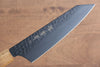 Sakai Takayuki Kurokage VG10 Martelé Revêtement en téflon Kiritsuke Santoku  160mm Chêne brûlé Manipuler - japanny-FR