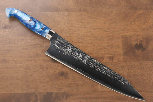 Yu Kurosaki Juhyo SPG2 Martelé Gyuto  240mm Acrylique Manipuler - japanny-FR