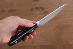 Seisuke PRO-J VG10 Martelé Petite-utilité  120mm Micarta noir Manipuler - japanny-FR