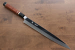 Yu Kurosaki Acier Bleu No.2 Finition en miroir Yanagiba  300mm Coing chinois   Manipuler - japanny-FR