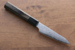 Seisuke VG10 33 Couche de Damas Kiritsuke Petty,Utilité  105mm Bois de pakka Gris Manipuler - japanny-FR