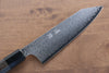 Seisuke VG10 33 Couche de Damas Kiritsuke Santoku  165mm Bois de pakka Gris Manipuler - japanny-FR