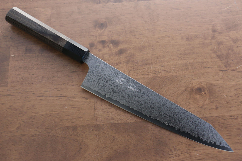 Seisuke VG10 33 Couche de Damas Kirituke Gyuto  240mm Bois de pakka Gris Manipuler - japanny-FR