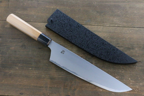 Sakai Takayuki Homura Kogetsu Acier Bleu No.2 Gyuto  240mm L'if Manipuler - japanny-FR