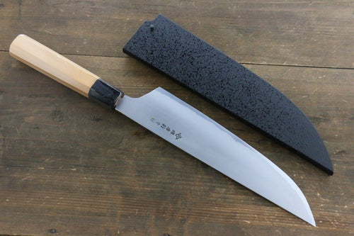 Sakai Takayuki Homura Kogetsu Acier Bleu No.2 Gyuto  240mm L'if Manipuler - japanny-FR