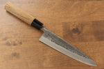 Seisuke Acier Bleu No.2 Nashiji Gyuto  180mm châtaigne Manipuler - japanny-FR