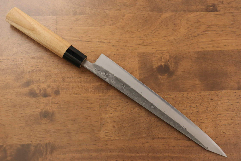 Seisuke Acier Bleu No.2 Nashiji Sujihiki  240mm châtaigne Manipuler - japanny-FR