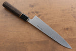 Seisuke Acier suédois Gyuto  210mm Marrons brûlés Manipuler - japanny-FR