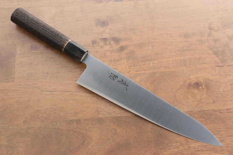 Seisuke Acier suédois Gyuto  240mm Marrons brûlés Manipuler - japanny-FR