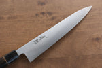 Seisuke Acier suédois Gyuto  240mm Marrons brûlés Manipuler - japanny-FR