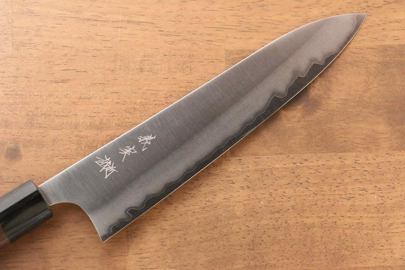 Yoshimi Kato Super Bleu Migaki Terminé Gyuto  210mm Shitan Manipuler - japanny-FR