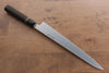 Seisuke Acier suédois Sujihiki  270mm Marrons brûlés Manipuler - japanny-FR