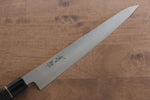 Seisuke Acier suédois Sujihiki  240mm Marrons brûlés Manipuler - japanny-FR