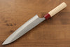 Masakage Yuki Acier Blanc No.2 Nashiji Gyuto  210mm Magnolia Manipuler - japanny-FR