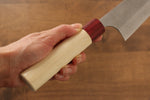 Masakage Yuki Acier Blanc No.2 Nashiji Gyuto 210mm Manipuler Magnolia - japanny-FR