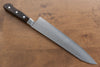 Seisuke AUSB Martelé Gyuto  240mm Bois de Pakka marron Manipuler - japanny-FR