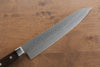 Seisuke AUSB Martelé Gyuto  240mm Bois de Pakka marron Manipuler - japanny-FR