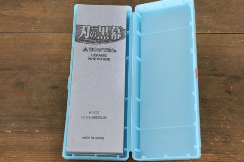 Série Shapton Kuromaku, pierre à aiguiser moyenne Bleu-#1500 - japanny-FR