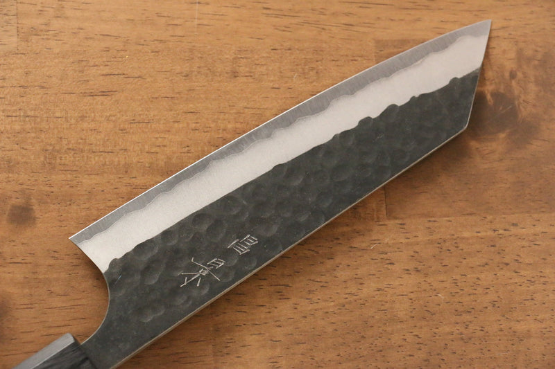 Masakage Koishi Super Bleu Finition noire Bunka  165mm Cerisier américain Manipuler - japanny-FR