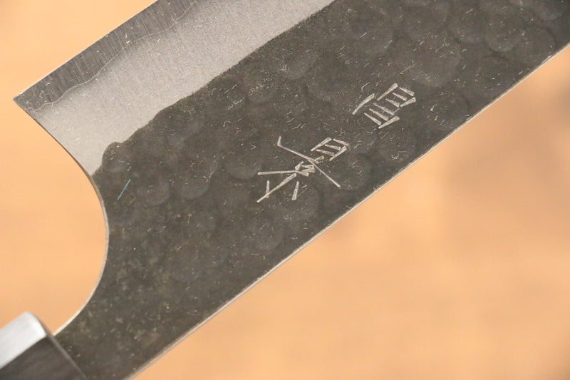 Masakage Koishi Super Bleu Finition noire Bunka  165mm Cerisier américain Manipuler - japanny-FR