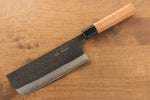 Masakage Koishi Super Bleu Finition noire Nakiri  165mm Cerisier américain Manipuler - japanny-FR