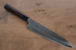 Seisuke VG10 16 couche Damaacus martelé Gyuto  210mm Shitan Manipuler - japanny-FR