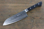 Takayuki Iwai VG10 Damas Santoku  165mm Bois de Pakka Manipuler - japanny-FR