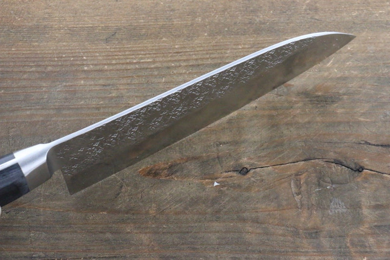 Takayuki Iwai ZDP189 Martelé Santoku  170mm Bois de Pakka Manipuler - japanny-FR