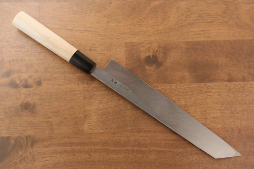 Sakai Takayuki Tokujyo Acier Blanc No.2 Kiritsuke  240mm Magnolia Manipuler - japanny-FR