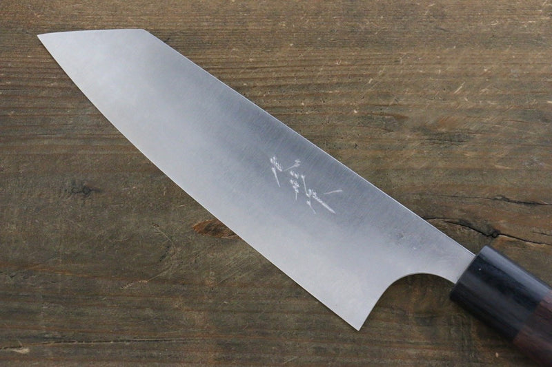 Shungo Ogata Acier Blanc No.2 Damas Bunka  165mm Shitan Manipuler - japanny-FR