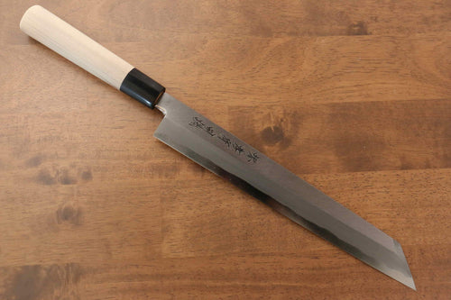 Sakai Takayuki Tokujyo Acier Blanc No.2 Kiritsuke  270mm Magnolia Manipuler - japanny-FR