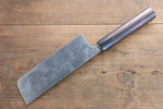 Shungo Ogata Acier Blanc No.2 Damas Nakiri  165mm Shitan Manipuler - japanny-FR