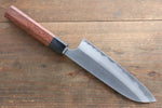 Seisuke Acier Blanc Migaki Terminé Santoku  165mm Honduras Manipuler - japanny-FR