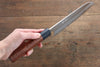 Seisuke Acier Blanc Migaki Terminé Santoku  165mm Honduras Manipuler - japanny-FR