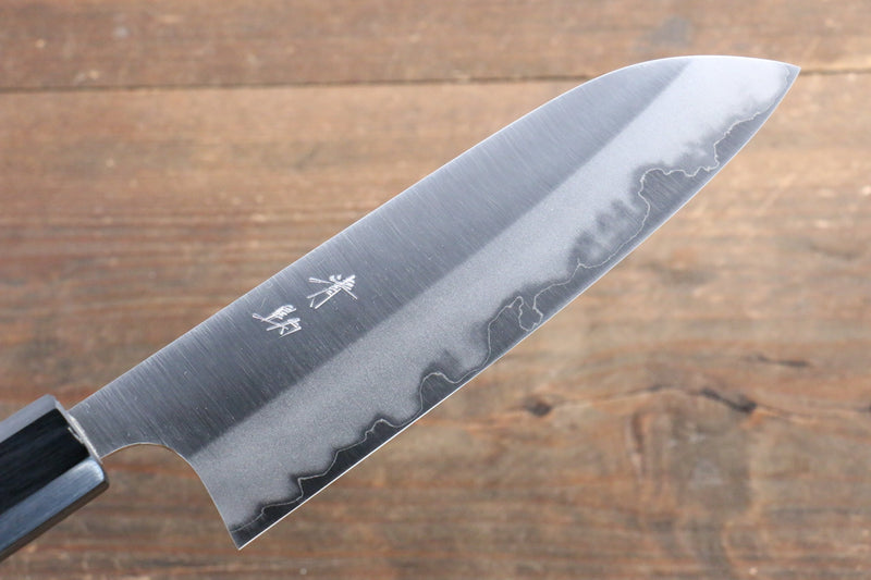 Seisuke Acier Blanc Migaki Terminé Santoku  165mm Honduras Manipuler - japanny-FR