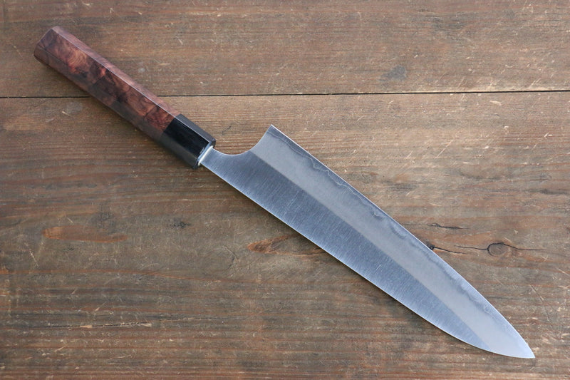 Seisuke Acier Blanc Migaki Terminé Gyuto  210mm Honduras Manipuler - japanny-FR