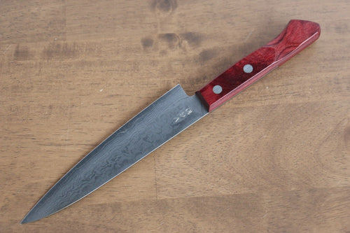 Nao Yamamoto VG10 Damas Petite-utilité  150mm Bois de pakka rouge Manipuler - japanny-FR