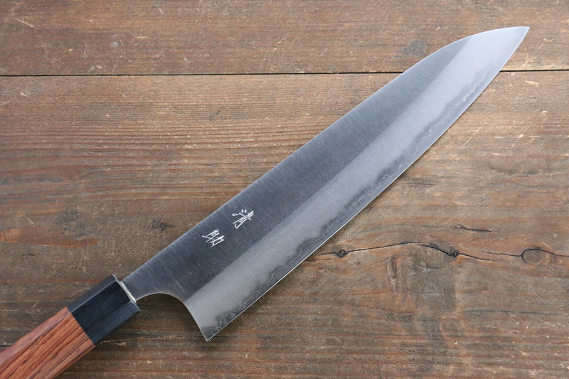 Seisuke Acier Blanc Migaki Terminé Gyuto  240mm Honduras Manipuler - japanny-FR