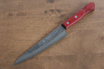 Nao Yamamoto VG10 Damaacus martelé Nashiji Petite-utilité  160mm Bois de pakka rouge Manipuler - japanny-FR