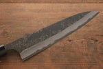 Shungo Ogata Acier Blanc No.2 Kurouchi Damas Gyuto  210mm Shitan Manipuler - japanny-FR