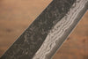 Shungo Ogata Acier Blanc No.2 Kurouchi Damas Gyuto  240mm Shitan Manipuler - japanny-FR