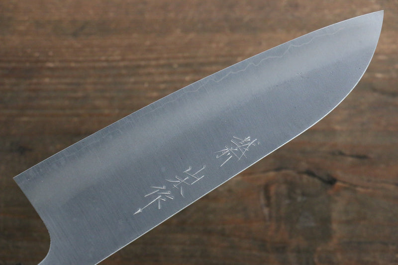 Nao Yamamoto Acier argenté NO.3 Nashiji Santoku 165mm Manipuler Noix - japanny-FR