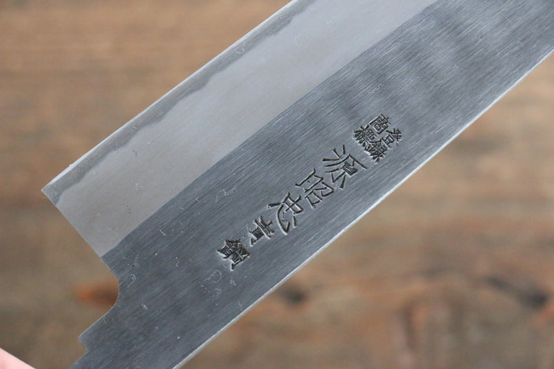 Minamoto Akitada Hontanren Acier Bleu No.2 Santoku  165mm - japanny-FR