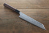 Hideo Kitaoka Acier Blanc No.2 Damas Kiritsuke Yanagiba  210mm Shitan Manipuler - japanny-FR