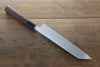 Hideo Kitaoka Acier Blanc No.2 Damas Kiritsuke Yanagiba  210mm Shitan Manipuler - japanny-FR